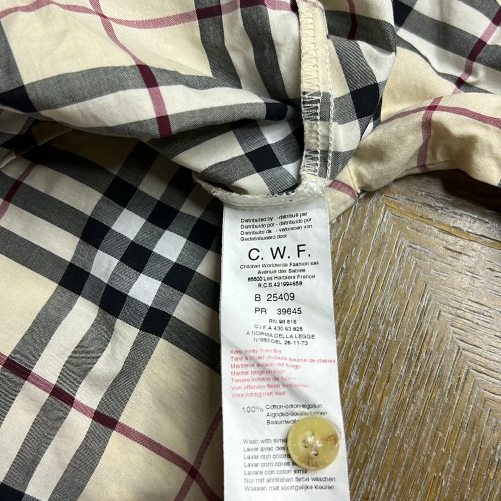 BURBERRY Little Boy Shortsleeve Button-Down Shirt 6
